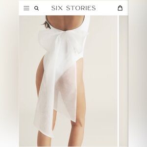 Six Stories NWT bow bathing suit size 18